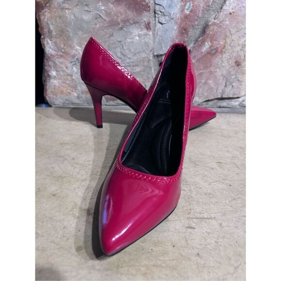 Simply Vera Wang Red Patent Pumps Luxe Comfort Women’s Size 7.5M - Picture 1 of 11